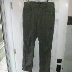 TD Braddock Stretch Tactical Pants 97% Cotton 3% Spandex Army Green size 32/34